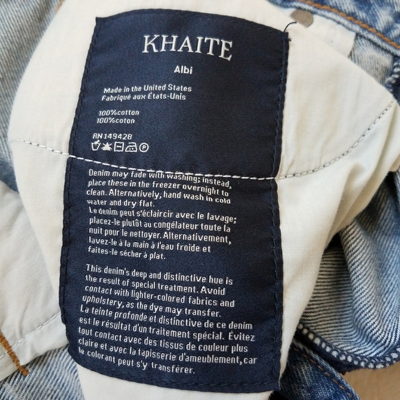 KHAITE Albi Straight Leg Jeans - Picture 12 of 12